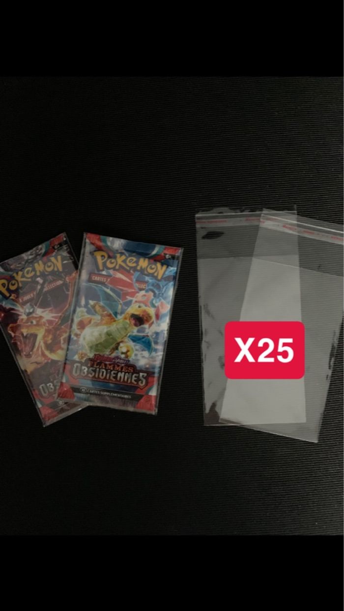 25 protections pour booster pokemon en loose