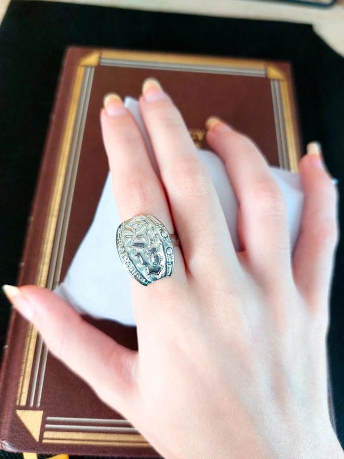 Magnifique bague ajustable vintage 00's - photo numéro 2