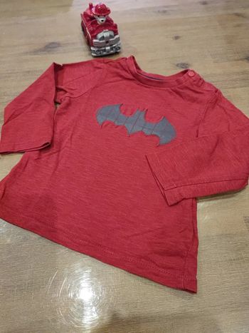 Tee shirt rouge Batman