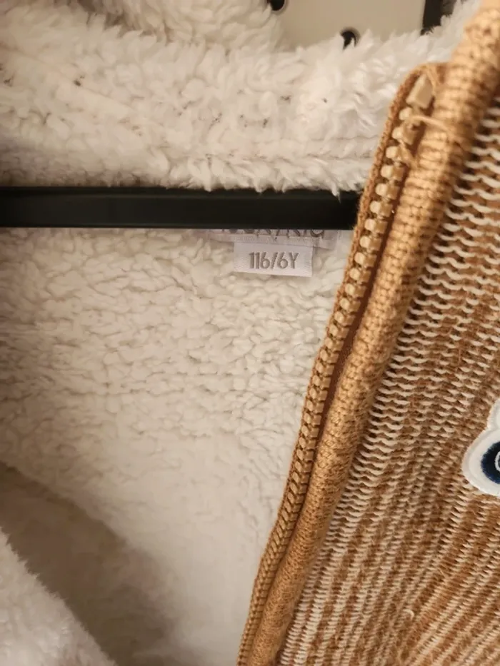 Veste à capuche zippé sherpa chaude kiabi - photo numéro 8