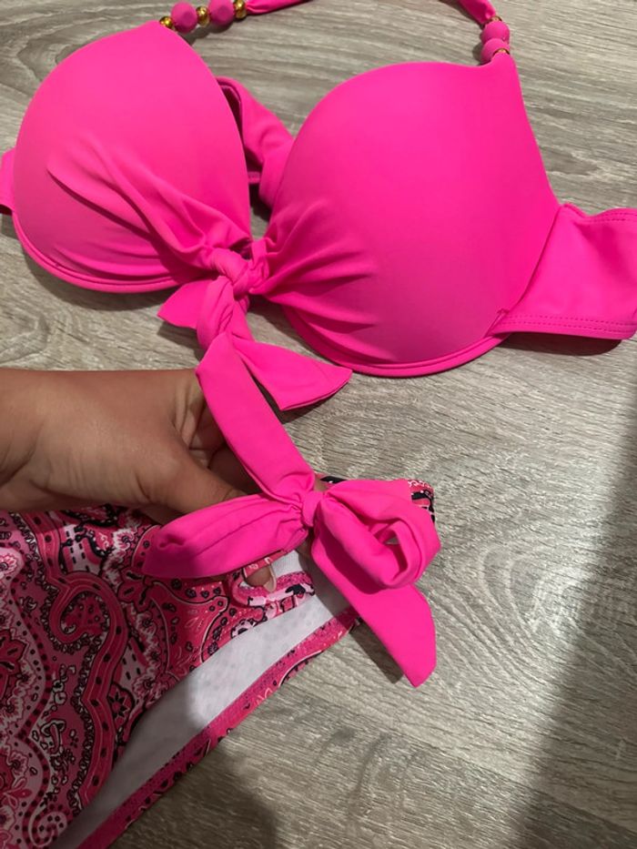 Bikinis rose taille M neuf - photo numéro 4