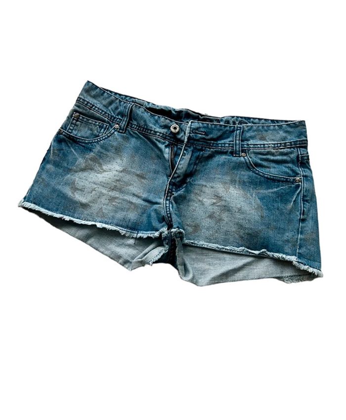 Short en jeans avec motifs d’oiseaux taille S très bon état