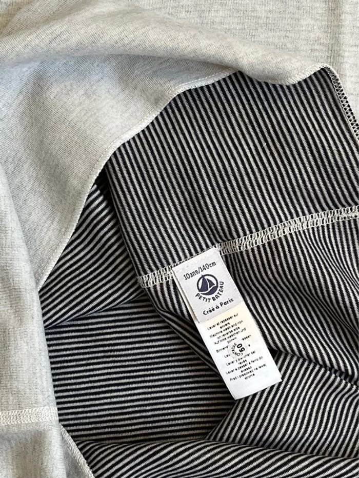 T-shirt en tubique réversible Petit bateau T-8 ans - photo numéro 5