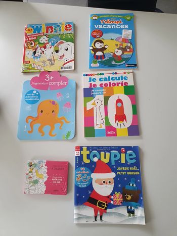 Lot de 6 livres ou livres d'activités