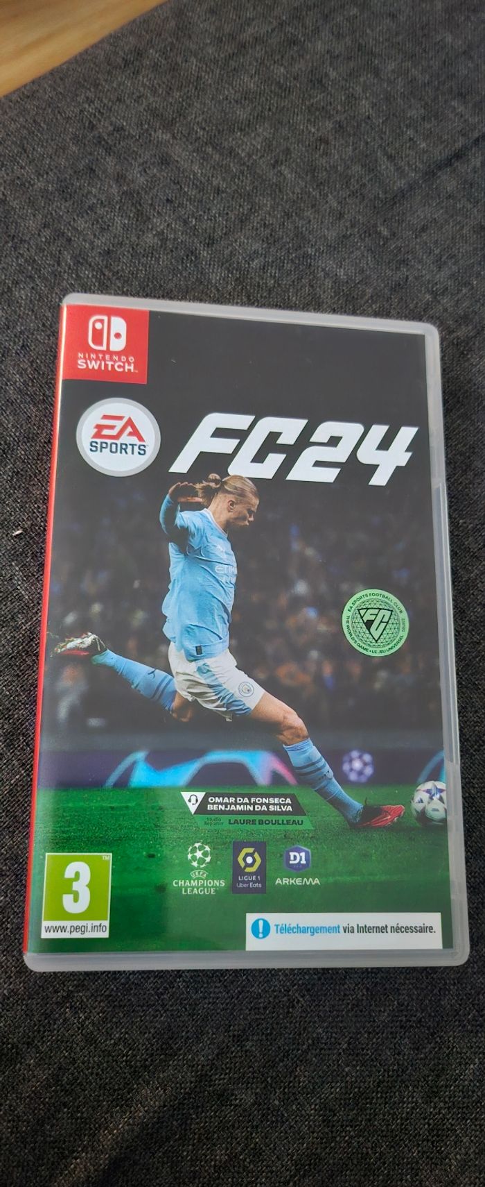 Jeux fc24 sur console switch