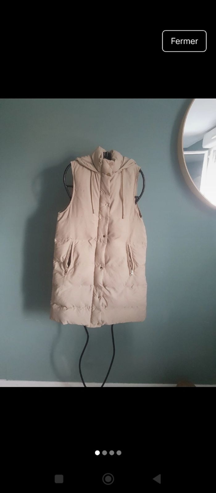 Doudoune Zara sans manches