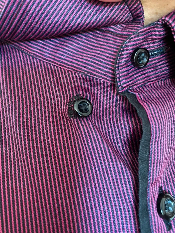 Chemise satinée violette - photo numéro 11