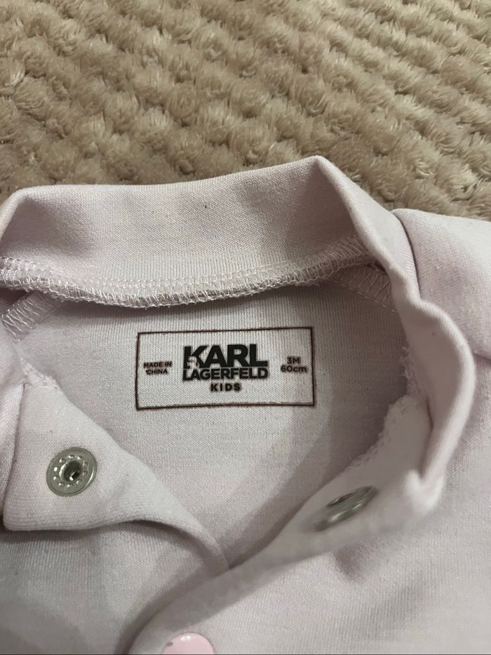 Veste rose bébé Karl Lagarfeld - photo numéro 3