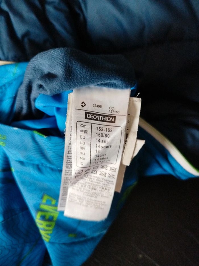 Veste hiver réversible taille 14ans - photo numéro 3
