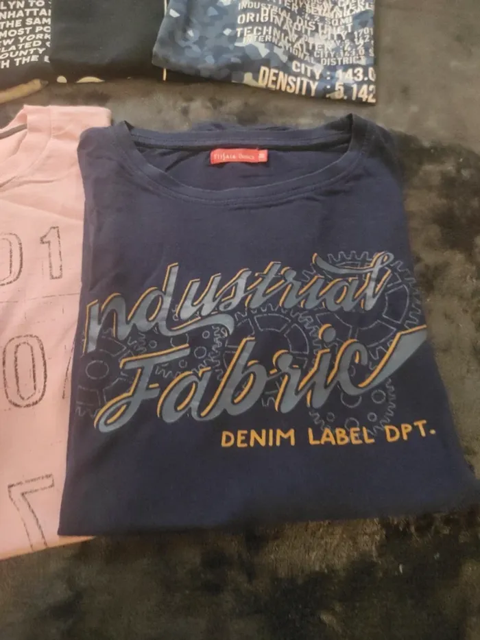 Lot 8 t-shirt homme taille M - photo numéro 2