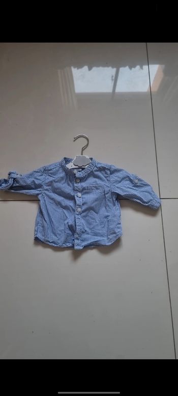 Chemise à carreaux bébé taille 3 mois