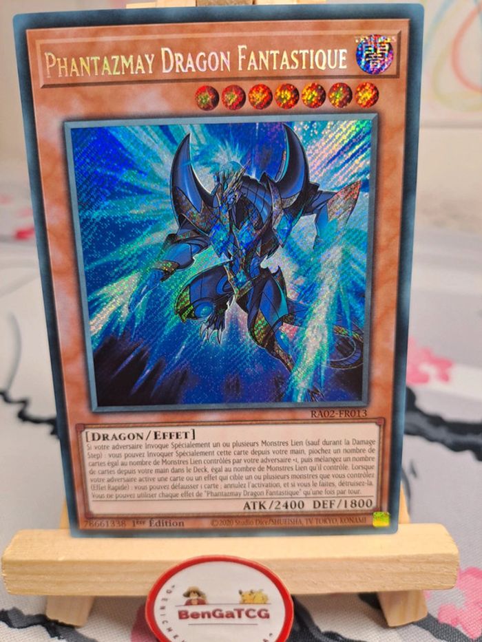 Phantazmay Dragon Fantastique RA02 FR013 Secret Rare Yu-Gi-Oh! Collection Rareté II 25th FR 1ère ed