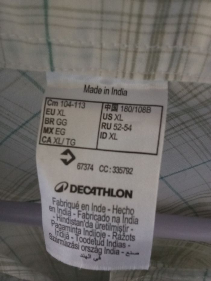 Chemise homme Decathlon  Forclaz - photo numéro 3