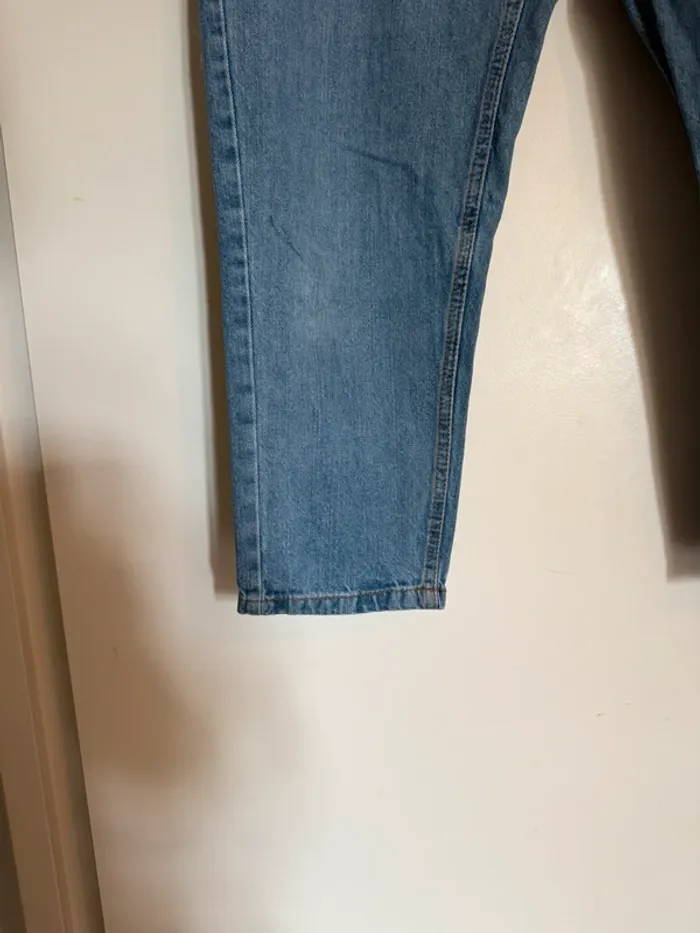 Jean mom en très bon état bleu taille 36 - photo numéro 3