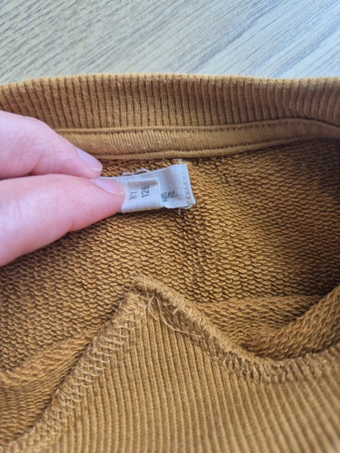 Sweat moutarde 8 ans lc kids - photo numéro 2