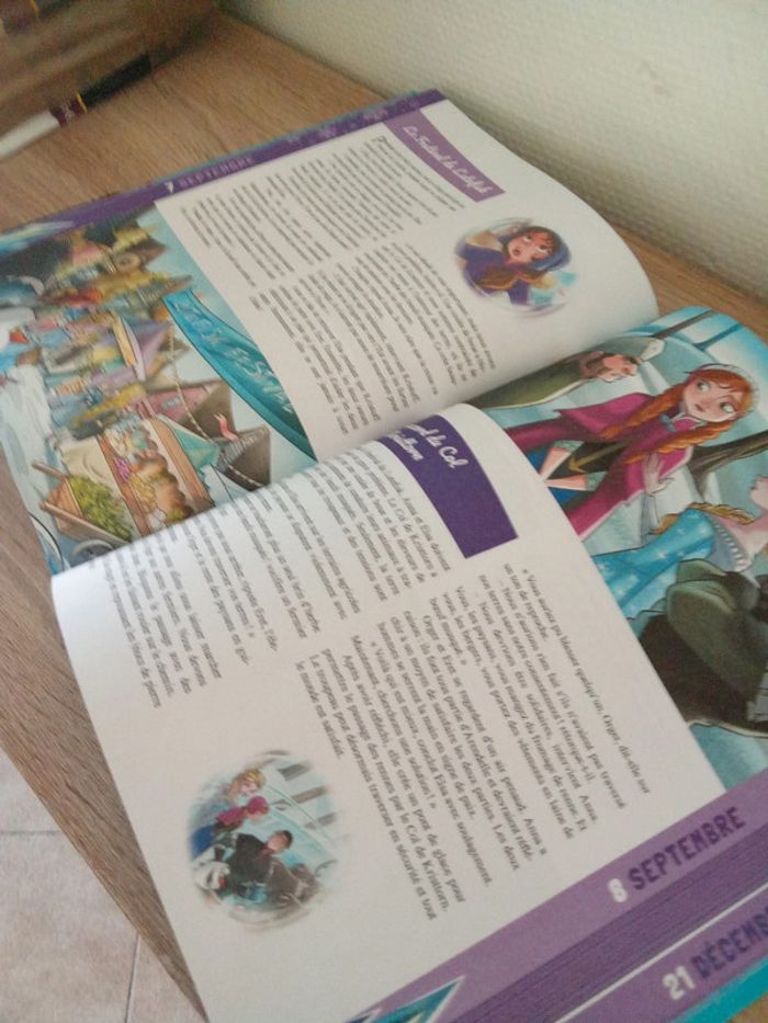 Livre 365 histoires pour le soir. La reine des neiges . Disney - photo numéro 5