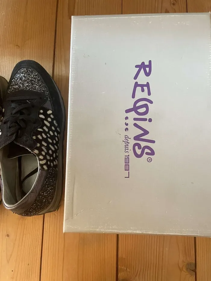 Sneakers paillettes & imprimés animaliers - photo numéro 5