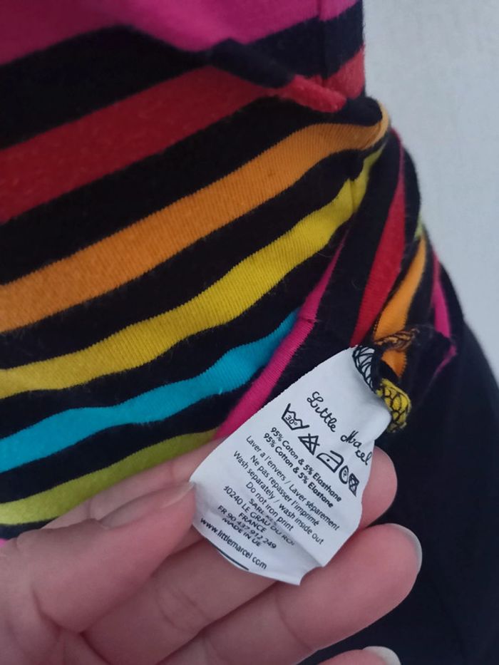 Débardeur bustier multicolore Little Marcel S  H*125 - photo numéro 6
