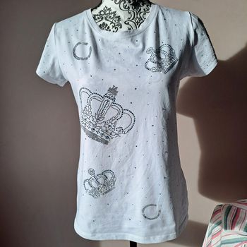 Tee-shirt strass taille38 #je-ne-sais-quoi