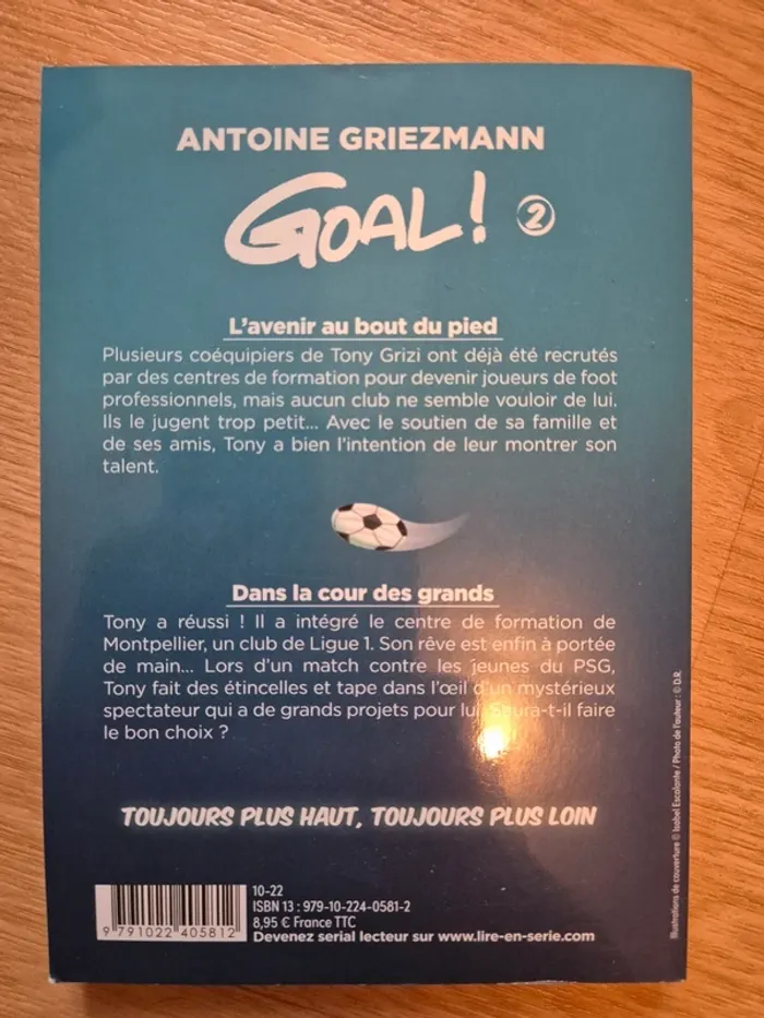 Lot 3 livres Antoine Griezmann - Goal - photo numéro 5