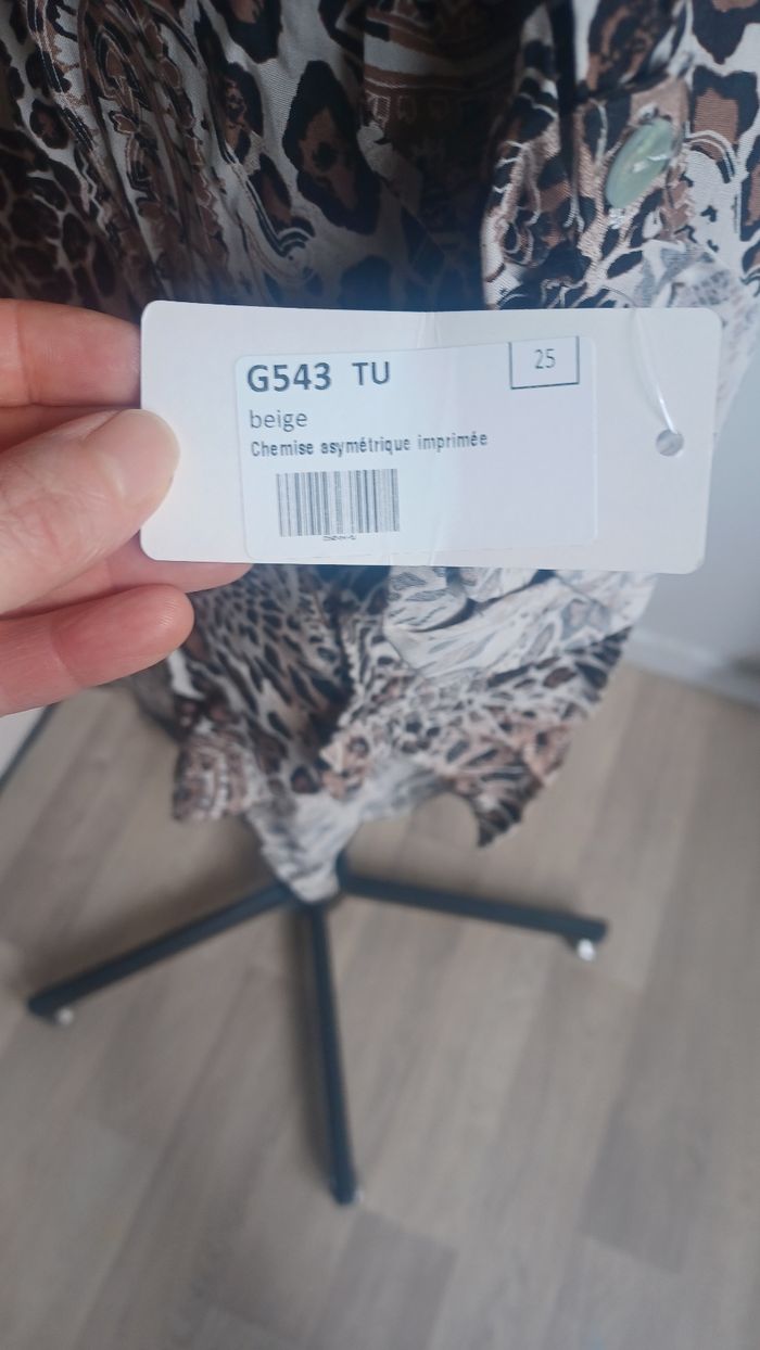 Chemisier asymétrique imprimé - photo numéro 2
