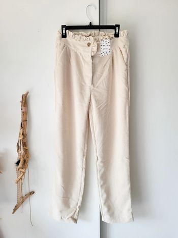 Pantalon 5 poches beige femme – Betty London - Taille L
