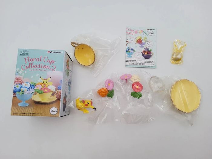 Pokemon Figure - Floral Cup Collection 2 - Pikachu
