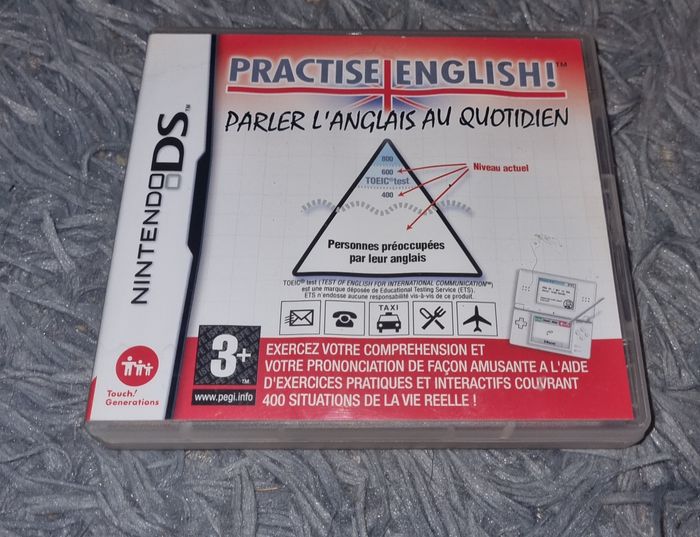 Boîte vide de jeu avec livret Practise English! - photo numéro 1