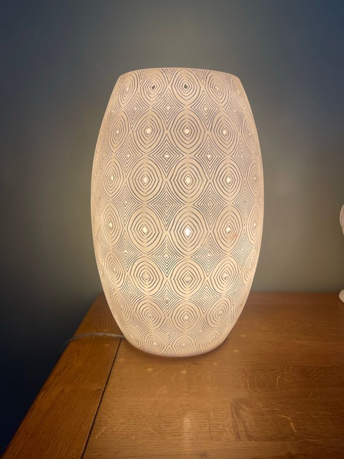 Jolie lampe a posée