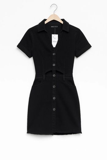 Robe en jean noir Zara, taille XS