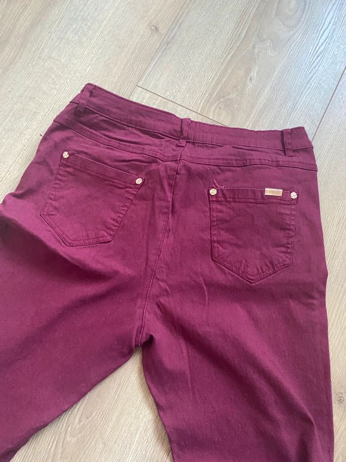 Pantalon slim taille 42 avec élasthane - photo numéro 6