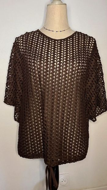 Blouse ajourée Zara trafaluc taille 38 M