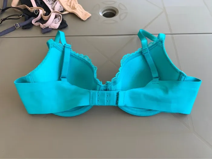 Soutien-gorge Etam turquoise 90C numéro 5 - photo numéro 4