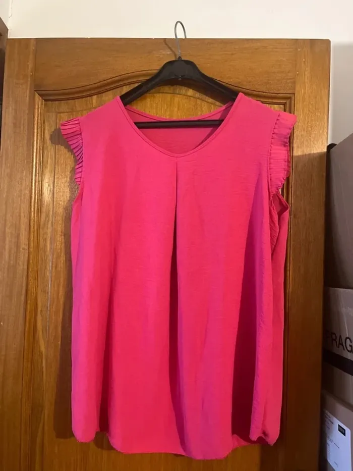 Tunique rose taille unique