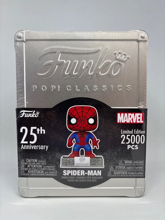 Funko pop marvel Disney 25000 pieces 25 th anniversary Spider-Man