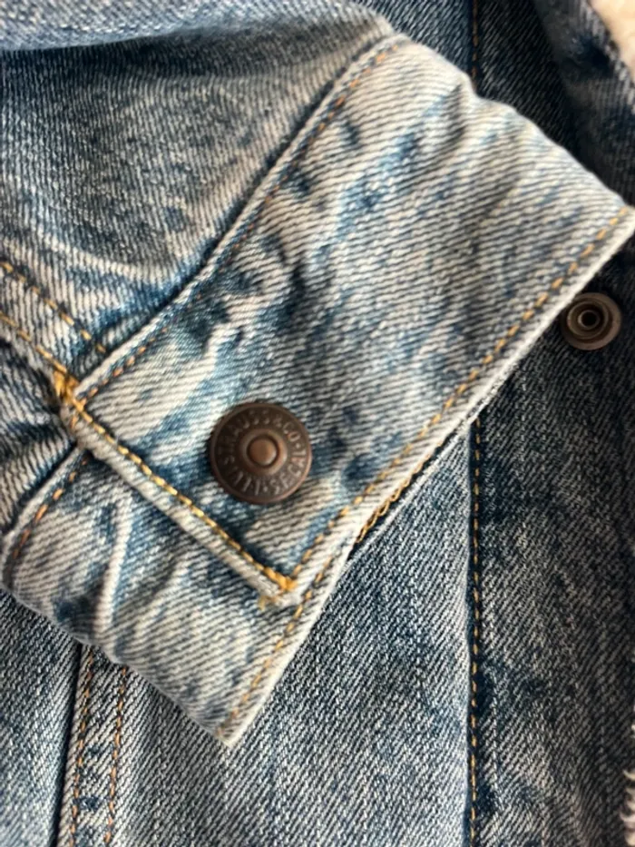 Veste en jeans aviateur Levi’s Homme M - photo numéro 5