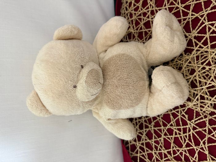 Doudou ours beige marron NICOTOY