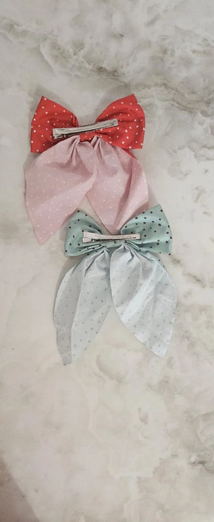 Lot de barrettes à noeud pour cheveux - photo numéro 2