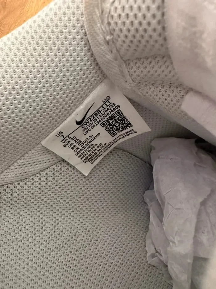 Nike Air Force 1 blanches – Taille 40 - photo numéro 5