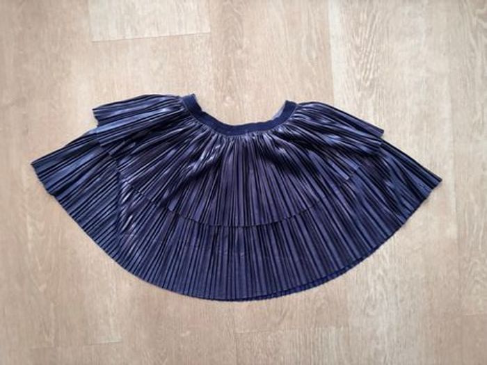 Jupe plissée marine irisée - DPAM - 4 ans - photo numéro 4