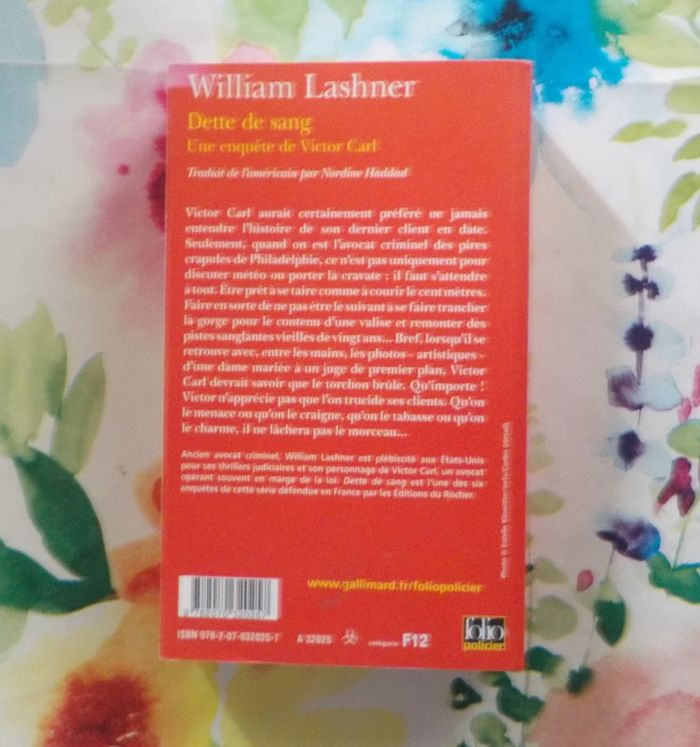 Dette de sang de William Lashner Ed. Folio Policier - photo numéro 2