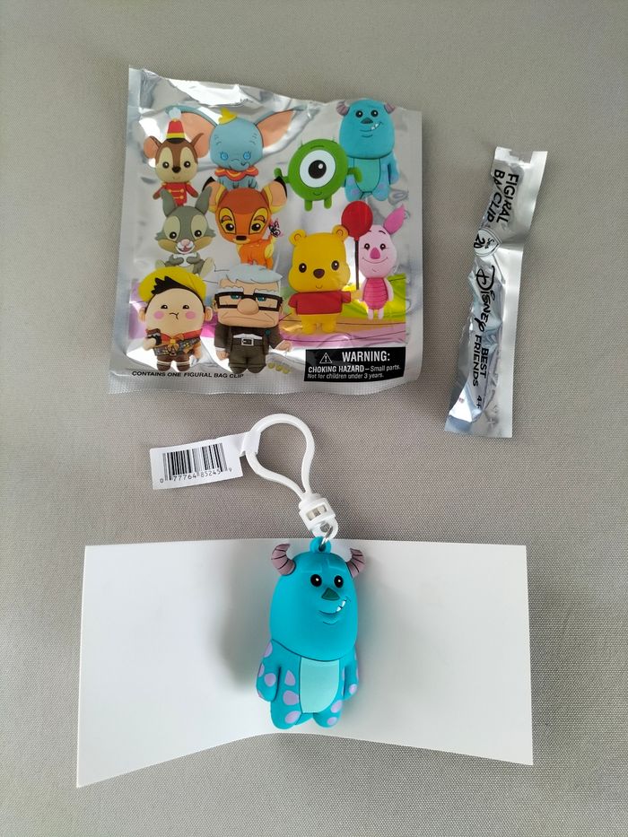 🩵 Bag clip Sulley de Monstres et Cie - Disney - Neuve 🩵