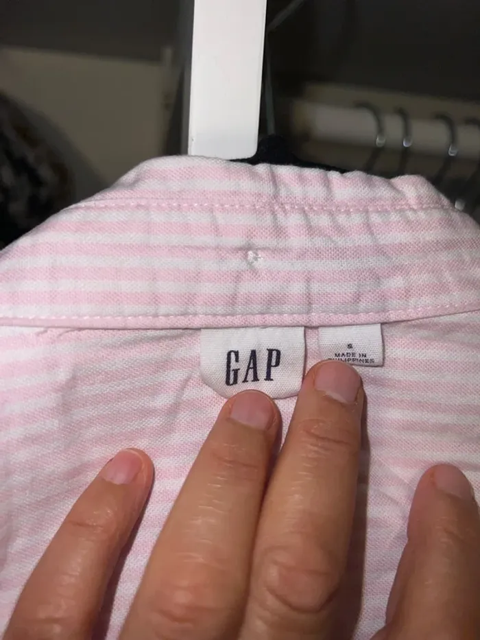 Chemise À Rayures Gap Taille S-M - photo numéro 7