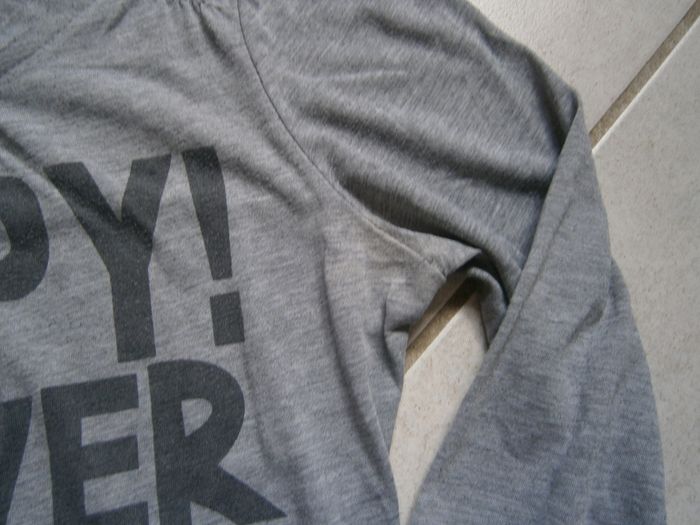 Tee-shirt ML gris Taille L/XL - photo numéro 4