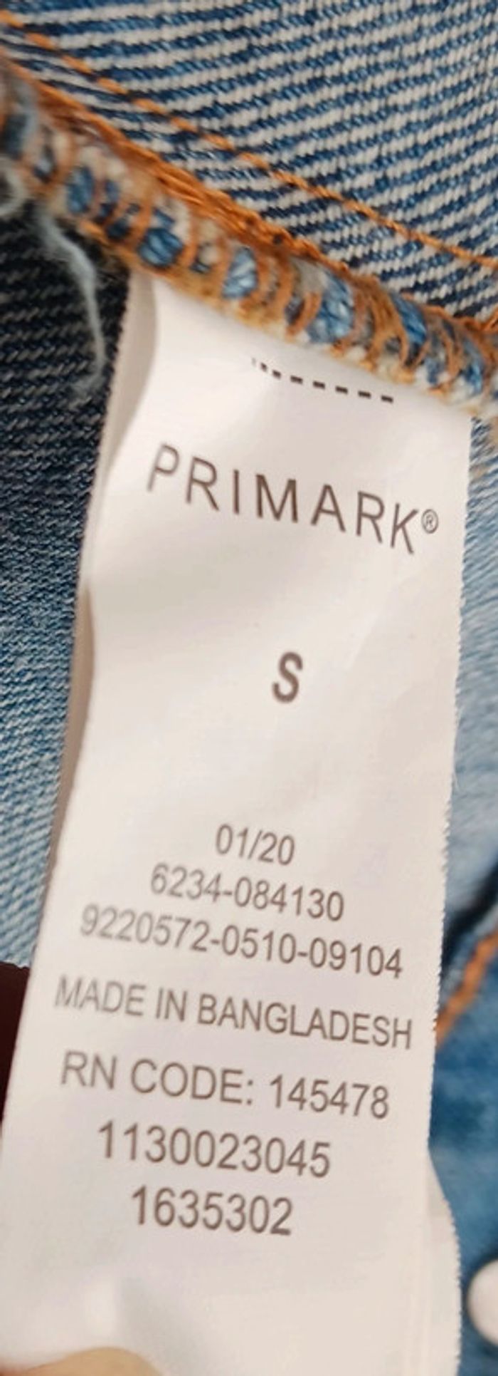 Veste en jeans taille s primark - photo numéro 6