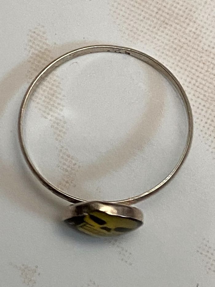 Belle bague «tête de mort » en argent massif T. 40 fille neuve - photo numéro 4