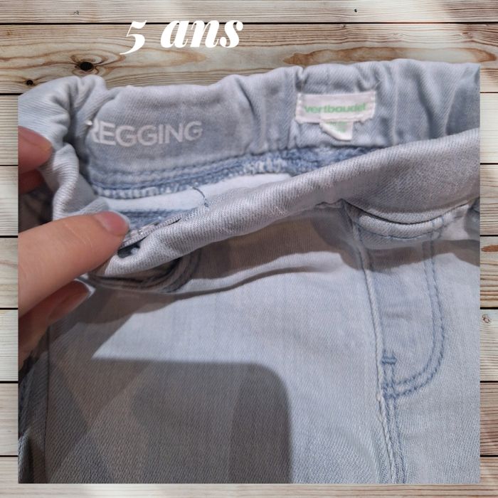 Tregging bleu ciel – Vertbaudet – 5 ans Neuf 💙👖 - photo numéro 3