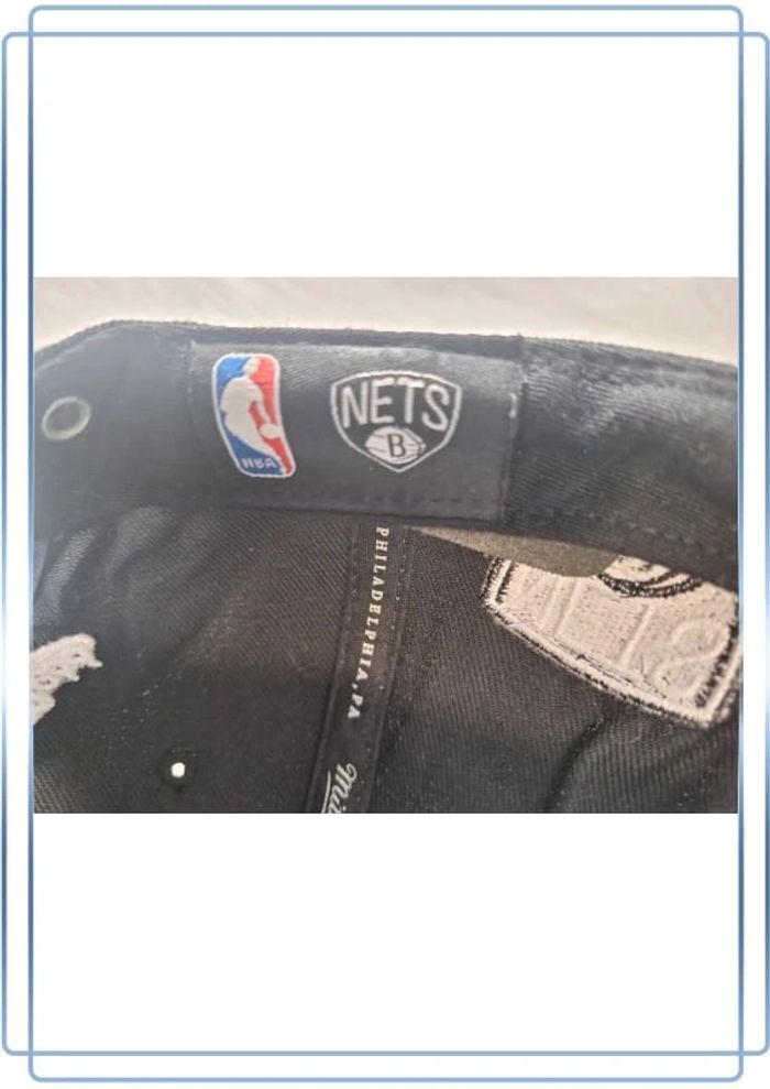 Casquette mitchell and ness NBA brooklyn nets / ajustable - brodé (529) - photo numéro 9