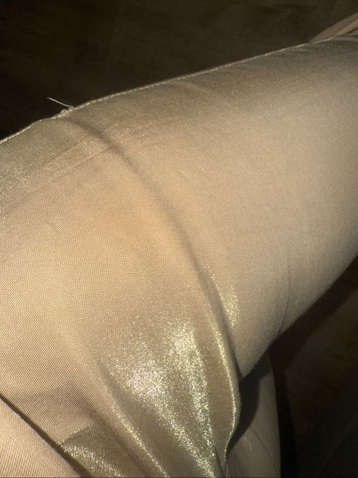 Superbe ensemble beige satiné nacré - photo numéro 5