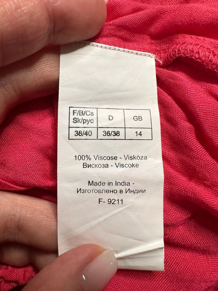 Blouse en dentelle rose fuchsia Blancheporte T38/40 M/L - photo numéro 8